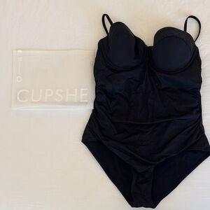 Cupshe Black One Piece Swimsuit